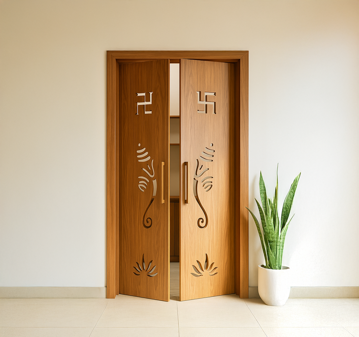 Laminate Pooja Door 701