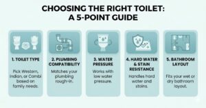 comfortable bathroom setup