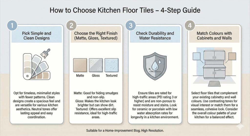 How to choose Kitchen floor tiles